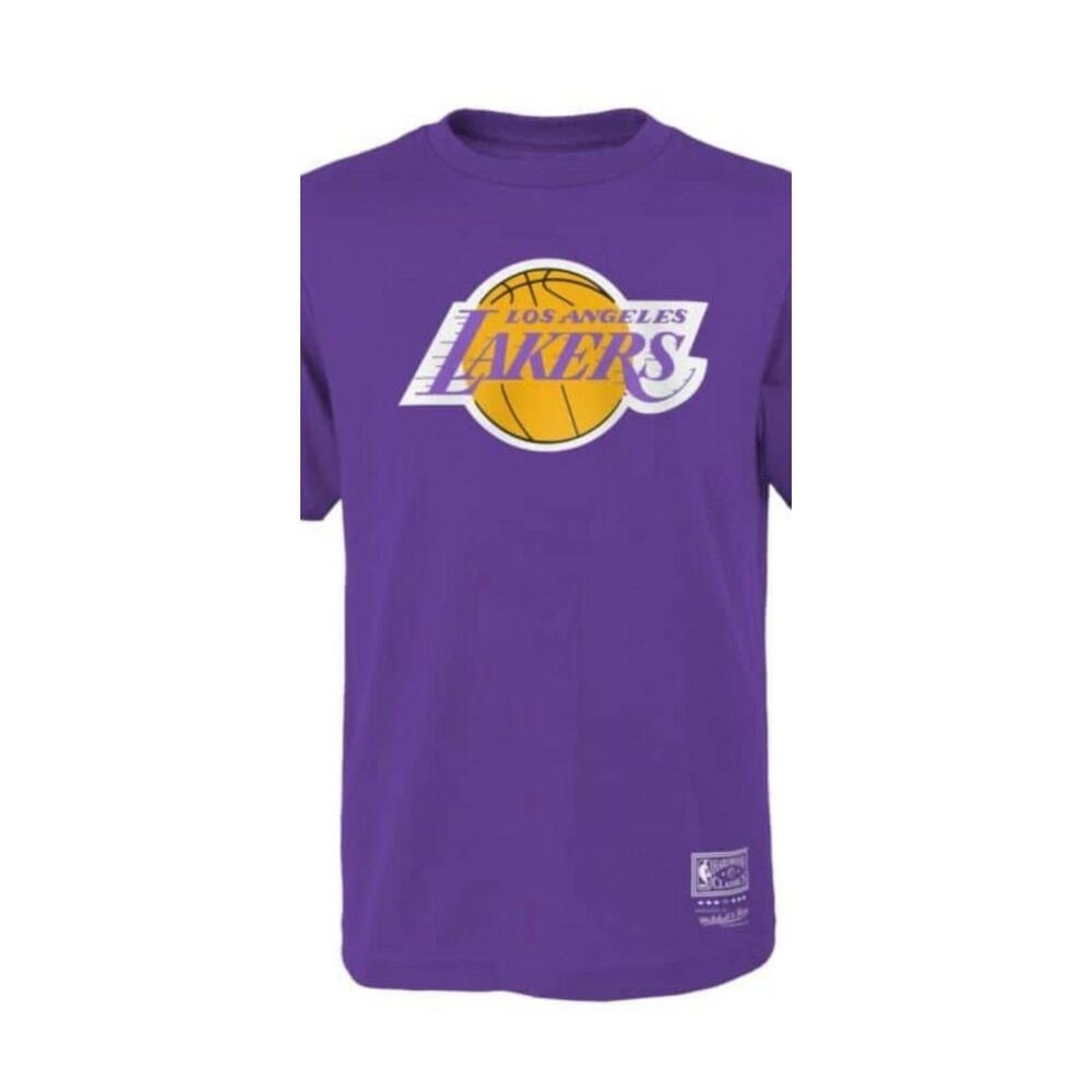 Nwt Los Angeles Lakers Mitchell And Ness Logo Shirt Size Large